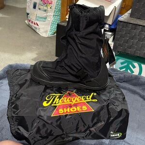 Thorogood 11” Black Overshoe Waterproof Shoe Protection Men’s Size XL